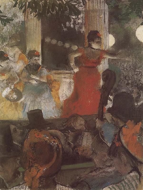 Edgar Degas The Concert in the cafe china oil painting image